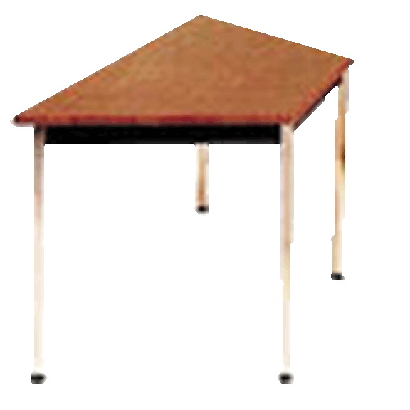 VS12 – Metal Skirt Trapezoidal Table